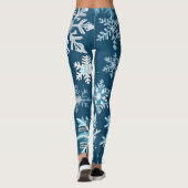 Schneeflockenkristall-Leggings Leggings (Rückseite)