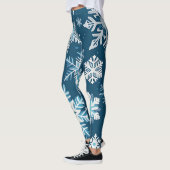 Schneeflockenkristall-Leggings Leggings (Links)