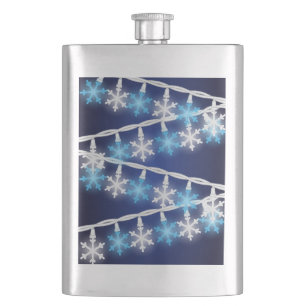 Schneeflockenlichter Flachmann
