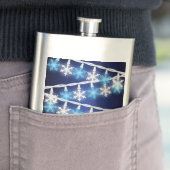 Schneeflockenlichter Flachmann (Beispiel)