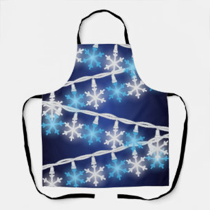 Schneeflockenlichter Schürze