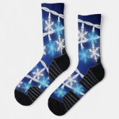 Schneeflockenlichter Socken (Links)