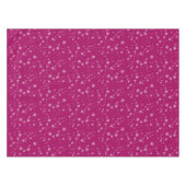 Schneeflockenmuster an Lila Weihnachten Tischdecke (Vorderseite (Horizontal))