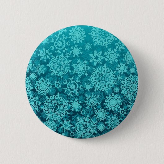Schneeflockenmuster Button (Vorderseite)
