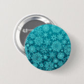 Schneeflockenmuster Button (Vorne & Hinten)