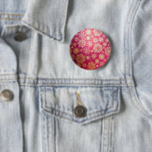 Schneeflockenmuster Button (Beispiel)