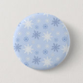 Schneeflockenmuster Button (Vorderseite)