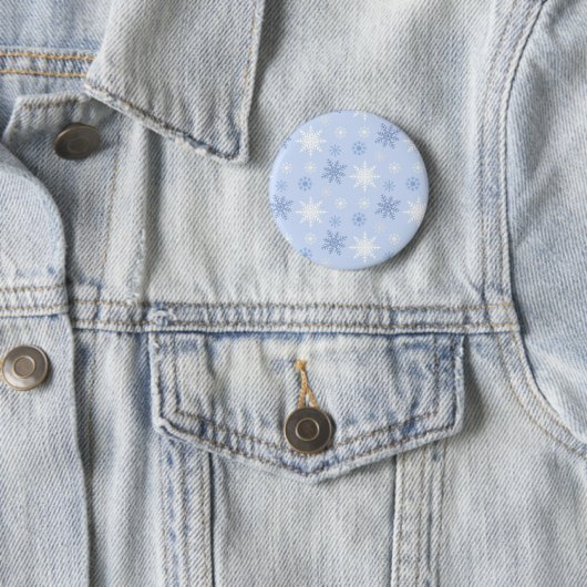 Schneeflockenmuster Button (Beispiel)