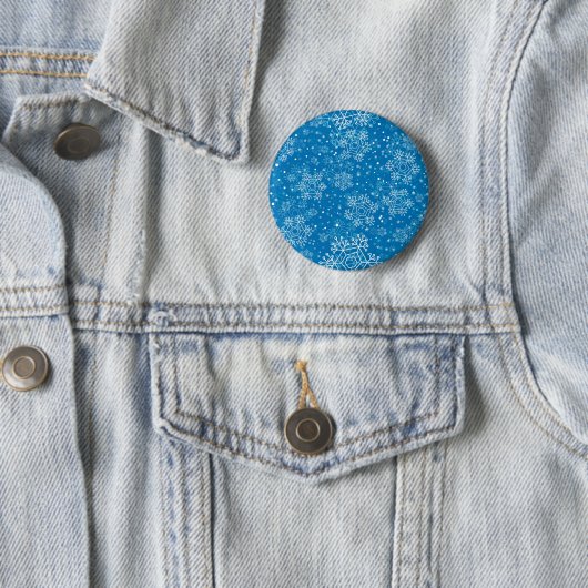 Schneeflockenmuster Button (Beispiel)