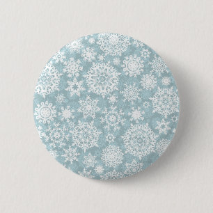 Schneeflockenmuster Button