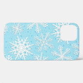 Schneeflockenmuster Case-Mate iPhone Hülle (Rückseite (Horizontal))