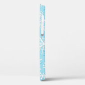 Schneeflockenmuster Case-Mate iPhone Hülle (Rückseite / Links)