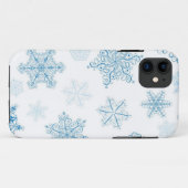 Schneeflockenmuster Case-Mate iPhone Hülle (Rückseite (Horizontal))