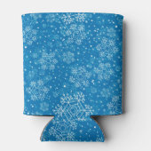 Schneeflockenmuster Dosenkühler (Rückseite)