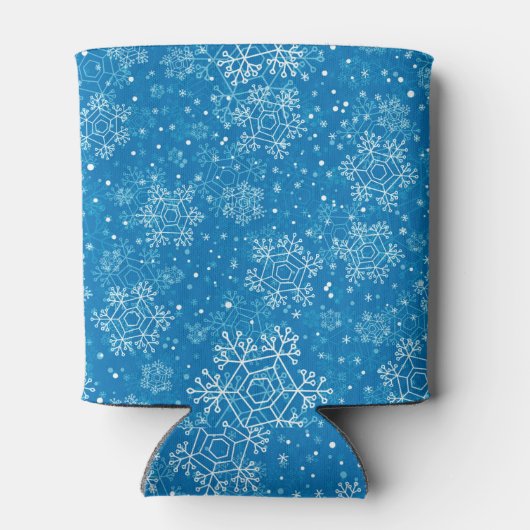 Schneeflockenmuster Dosenkühler (Rückseite)