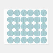 Schneeflockenmuster Etiketten (Blatt)