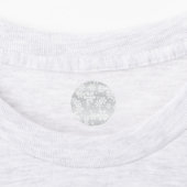 Schneeflockenmuster Etiketten (Befestigt)