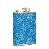 Schneeflockenmuster Flachmann (Rechts)