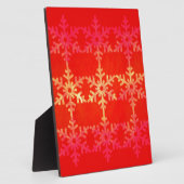 Schneeflockenmuster Fotoplatte (Seite)