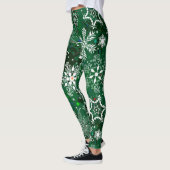 Schneeflockenmuster für Weihnachten - Leggings (Links)