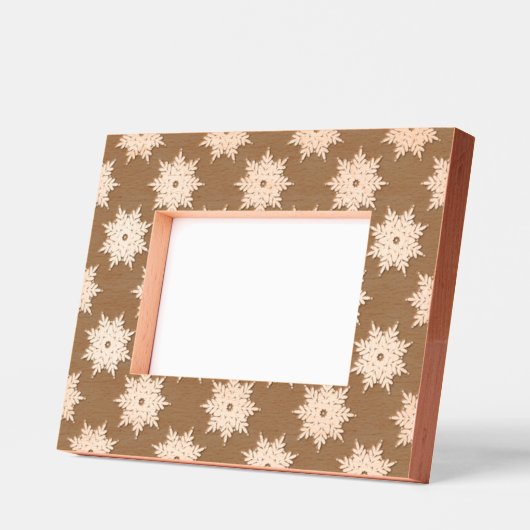 Schneeflockenmuster Geätzte Rahmen (Links)