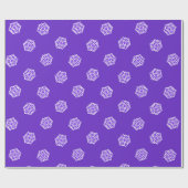 Schneeflockenmuster Geschenkpapier (Flach)