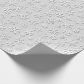 Schneeflockenmuster Geschenkpapier (Ecke)