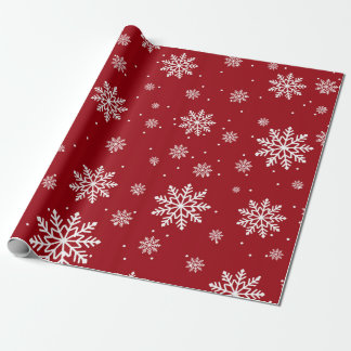 Schneeflockenmuster Geschenkpapier