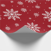 Schneeflockenmuster Geschenkpapier (Ecke)