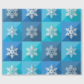 "Schneeflockenmuster" Geschenkpapier (Flach)