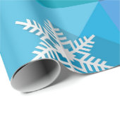 "Schneeflockenmuster" Geschenkpapier (Rolleneckpunkt)