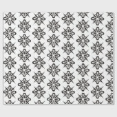 Schneeflockenmuster Geschenkpapier (Flach)