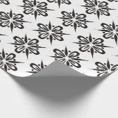 Schneeflockenmuster Geschenkpapier (Ecke)