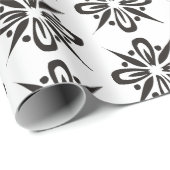 Schneeflockenmuster Geschenkpapier (Rolleneckpunkt)