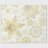Schneeflockenmuster Geschenkpapier (Flach)
