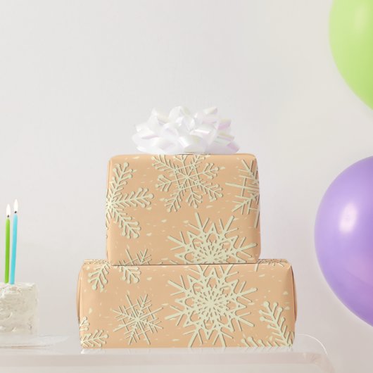 Schneeflockenmuster Geschenkpapier (Partygeschenke)