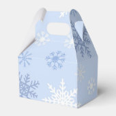 Schneeflockenmuster Geschenkschachtel (Rückseite)