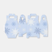 Schneeflockenmuster Geschenkschachtel (Ungefaltet)