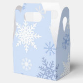 Schneeflockenmuster Geschenkschachtel (Geöffnet)