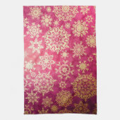 Schneeflockenmuster Geschirrtuch (Vertikal)