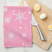 Schneeflockenmuster Geschirrtuch (Viertel Falte)