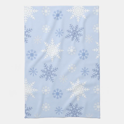 Schneeflockenmuster Geschirrtuch (Vertikal)