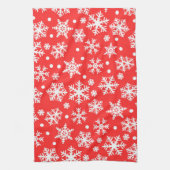 Schneeflockenmuster Geschirrtuch (Vertikal)