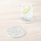 Schneeflockenmuster Getränkeuntersetzer (Seite)