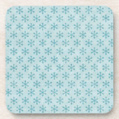 Schneeflockenmuster Getränkeuntersetzer (Vorderseite)