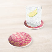 Schneeflockenmuster Getränkeuntersetzer (Seite)