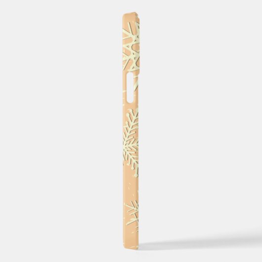 Schneeflockenmuster iPhone Hülle (Rechte Seite)