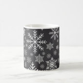 Schneeflockenmuster Kaffeetasse (Mittel)