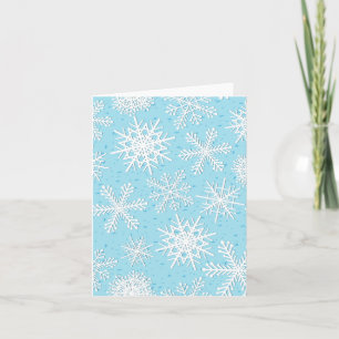 Schneeflockenmuster Karte