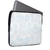 Schneeflockenmuster Laptopschutzhülle (Vorne Rechts)